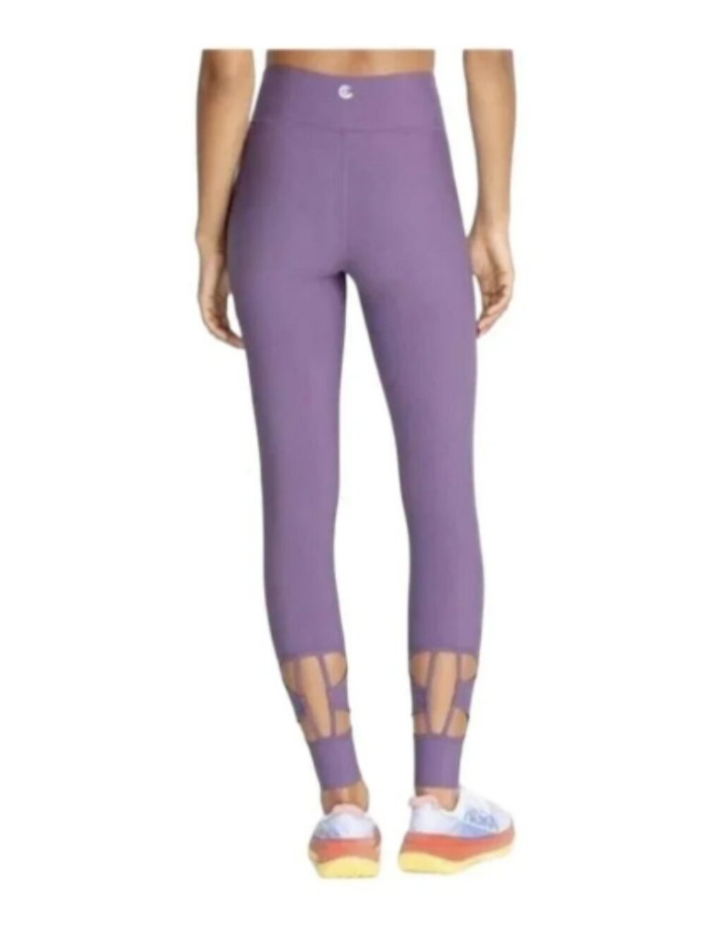 NEW Johnny Was Calme Purple Endurance Cutout Leggings Size Small